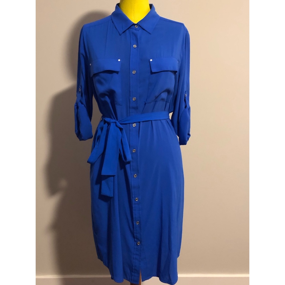 Royal Blue Calvin Klein Summer Dress